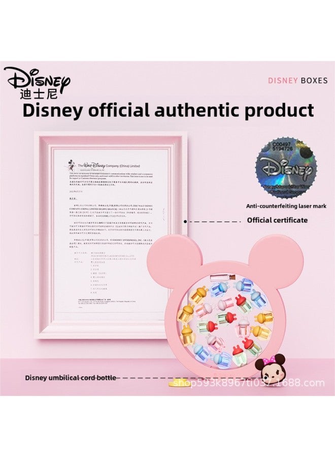 Disney Fetal Hair Umbilical Cord Collection Box Fetal Hair Souvenir Preservation Box Making Newborn Baby Baby Navel Baby-Specifications:  Loose Hair Bottle + Umbilical Cord Bottle + Deciduous Teeth Box (with 20 Teeth Houses)  - Image 4