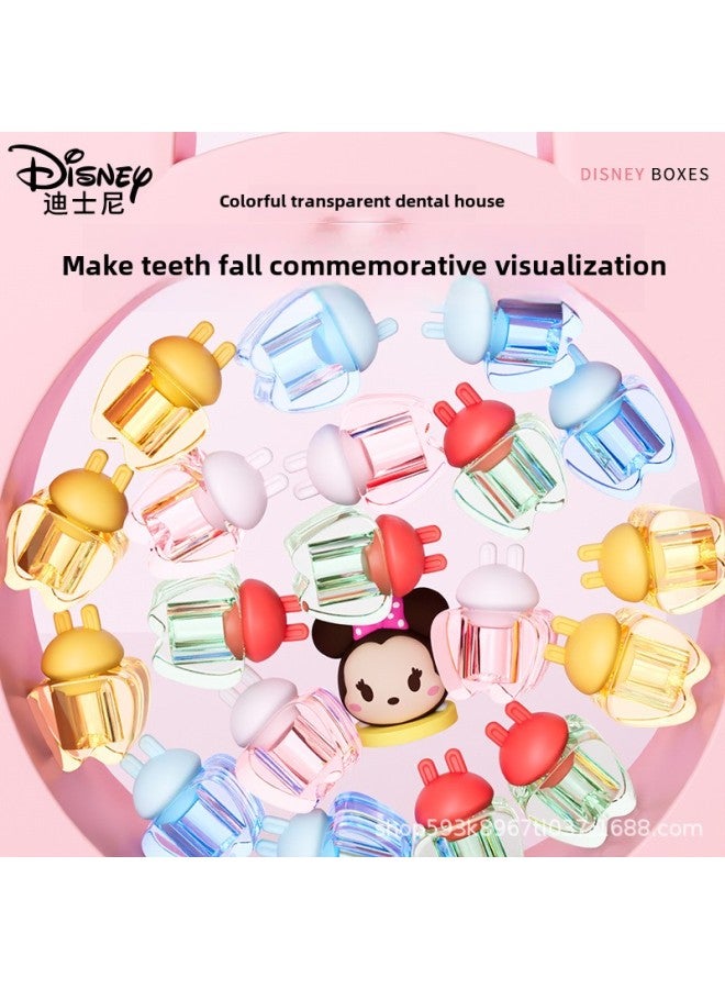 Disney Fetal Hair Umbilical Cord Collection Box Fetal Hair Souvenir Preservation Box Making Newborn Baby Baby Navel Baby-Specifications:  Loose Hair Bottle + Umbilical Cord Bottle + Deciduous Teeth Box (with 20 Teeth Houses)  - Image 5
