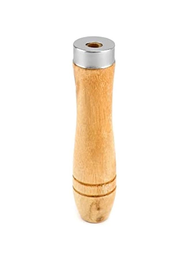 Arabest Wooden File Handle with Strong Metal Collars, 5 Pack Ergonomic Handles Easy Installation for 4'' - 7'' Metal File, Screwdriver, Hand Drill  - Image 3