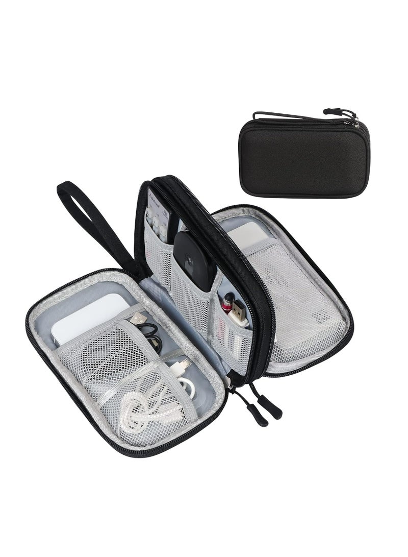 أوزيغالور حقيبة تنظيم الإلكترونيات المحمولة، حقيبة كبلات السفر للشواحن، ومحركات الأقراص الصلبة، وبنوك الطاقة. - Image 1