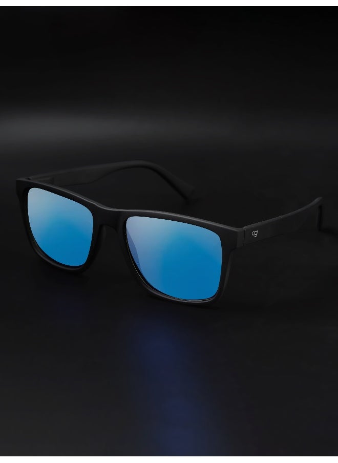 Woggles Auralite Mirrored Polarized Square Sunglasses  - Image 1