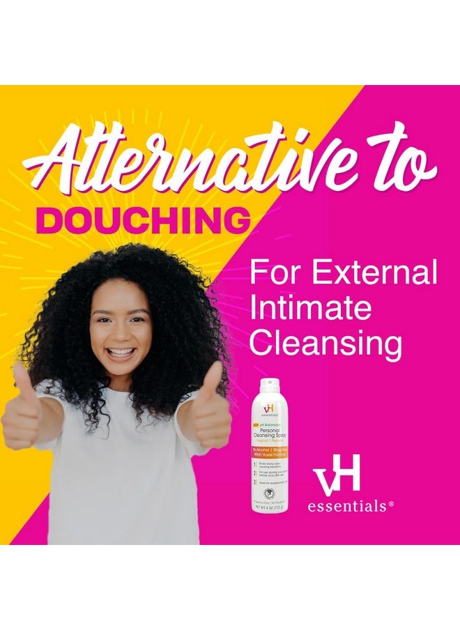 vH Essentials vH essentials Personal Cleansing Spray, pH Balancing Lactic Acid, Sting-Free, Witch Hazel Formula, Fragrance free, Paraben free, Sprays upside down for easy external intimate cleansing, 4 floz  - Image 4