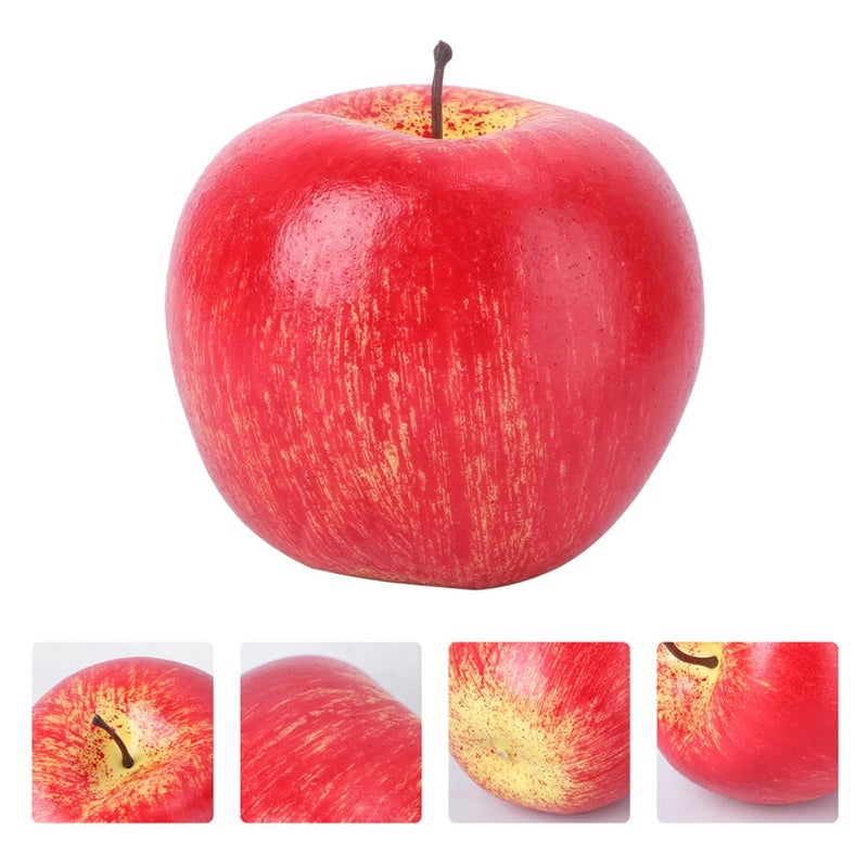 Realistic Red Artificial Foam Fruit Decor 5PCS Kitchen Home Party Display - Image 5