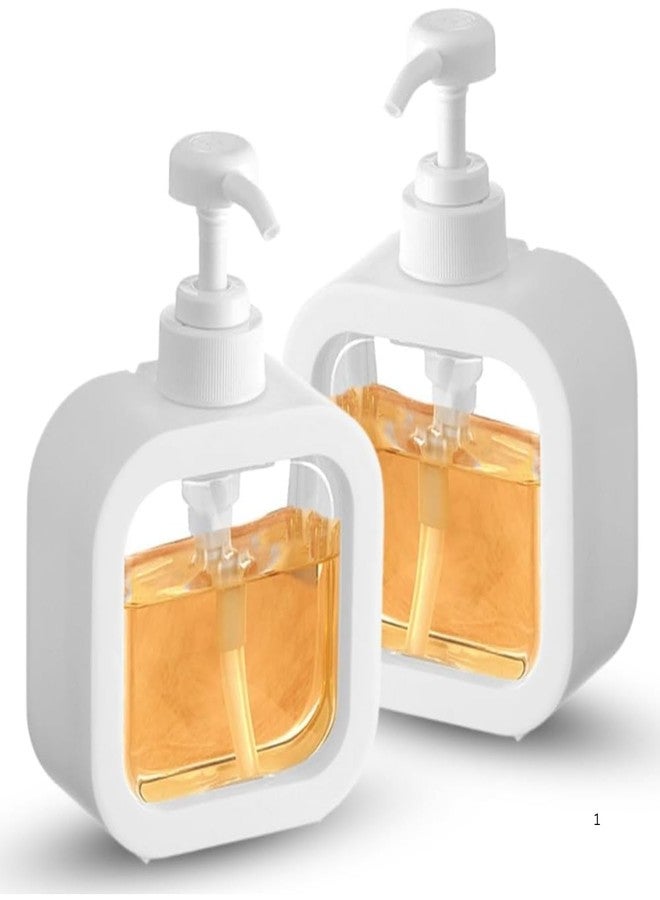 BuntyChiku Plastic Empty Bottle Soap Dispenser for Bathroom – 1 Pieceand Kitchen, 10 Ounce Large Capacity Hand Soap, Dish Soap, Shower Gel, Shampoo, or Washing Powder Replacement Bottle (Pack of 1) - Image 1