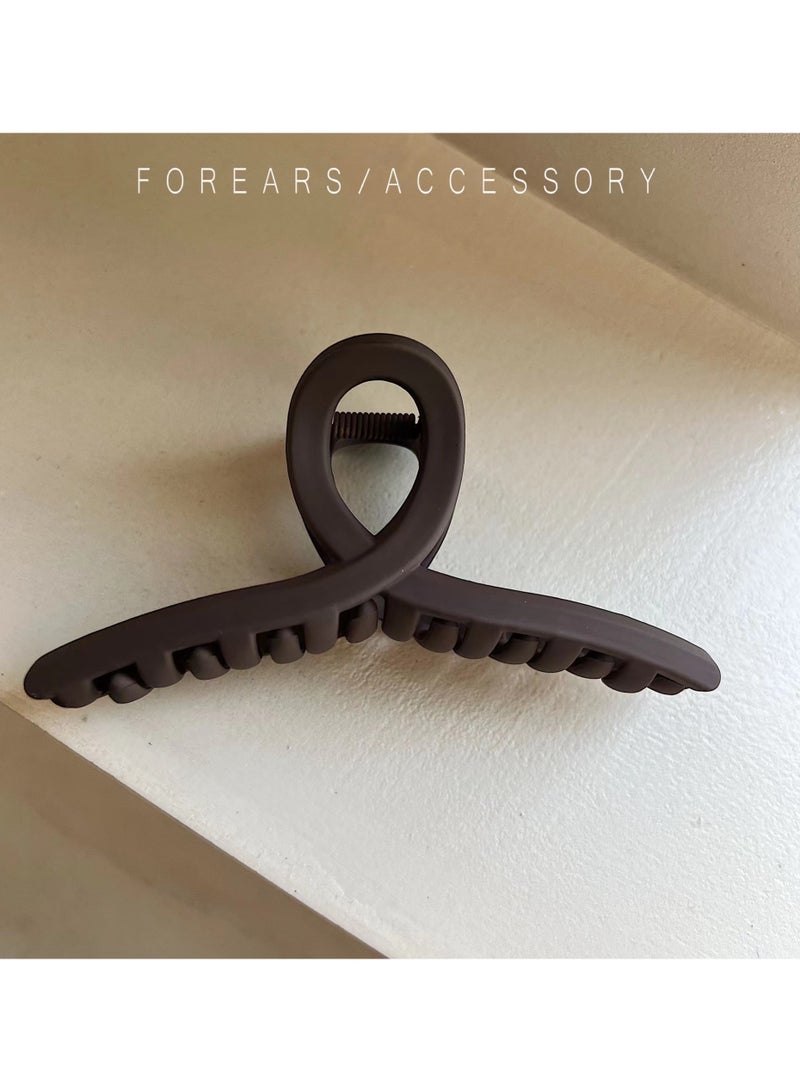 Goolsky Large Hair Claw Clip for Women - Simple Style, Strong Grip with Cross Design - Perfect for Thick & Thin Hair, Ponytails - Image 5