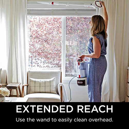 Shark Upright Vacuum Cleaner | Rotator Lift-Away | Pet Hair, Carpet & Hard Floor Cleaning | Dusting Brush, Upholstery & Crevice Tools | HEPA Filter | Swivel Steering | Headlights | White/Red | NV501 - Image 5