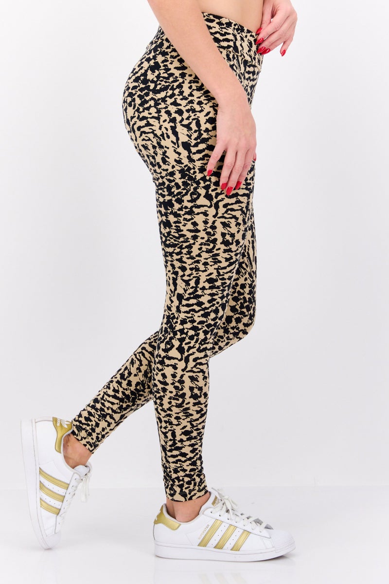 PUMA Women Sportswear Fit Pull-On Training Legging, Tan - Image 2