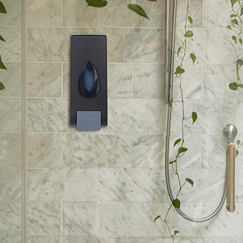 BATH GURU ABS Wall Mounted Soap Shampoo Sanitizer Lotion Gel Dispenser Liquid Handwash Soap Dispenser for Bathroom Kitchen 300 Ml Pack of 1 Push Black - Image 5