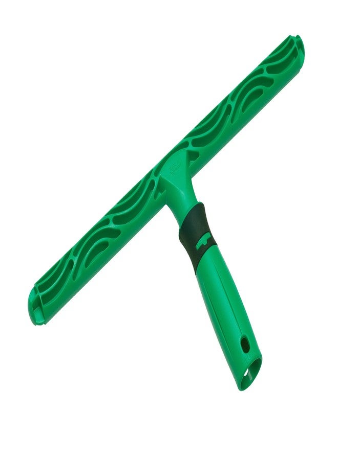 UNGER Commercial ErgoTec® 14" T-Bar Window Washer Handle - Ergonomic Grip with Water Wells for Enhanced Control and Water Retention EH350 - Image 1