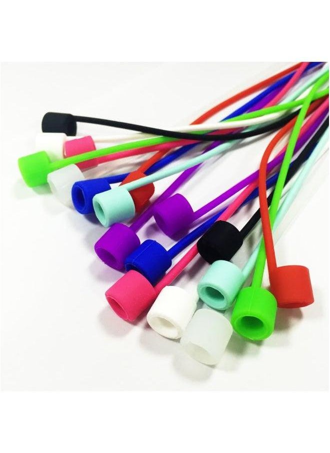 Generic - 70cm Silicone Anti-loss Rope For Airpods Bluetooth Earphones Strong Sales Digital Computer/bluetooth Earphone Case-Color:70cm Bare Without Packaging-Model:Sakura Powder - Image 1