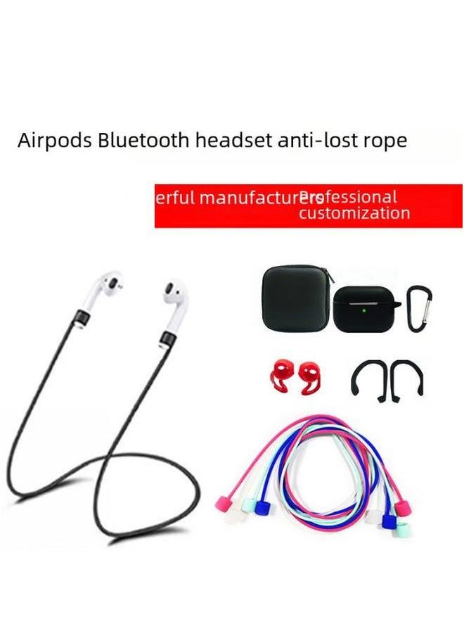Generic - 70cm Silicone Anti-loss Rope For Airpods Bluetooth Earphones Strong Sales Digital Computer/bluetooth Earphone Case-Color:70cm Bare Without Packaging-Model:Sakura Powder - Image 1