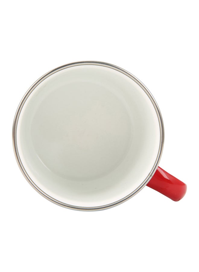 AL SANIDI - Najdi inscription cup, Coffee cup for trips and travel, Red, 750 ml - Image 1