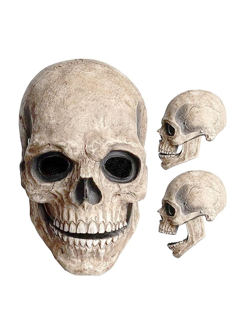 Ghost Mask Latex Horror Mask Cosplay Headgear Masquerade Costume Accessories Halloween (B) - Image 1
