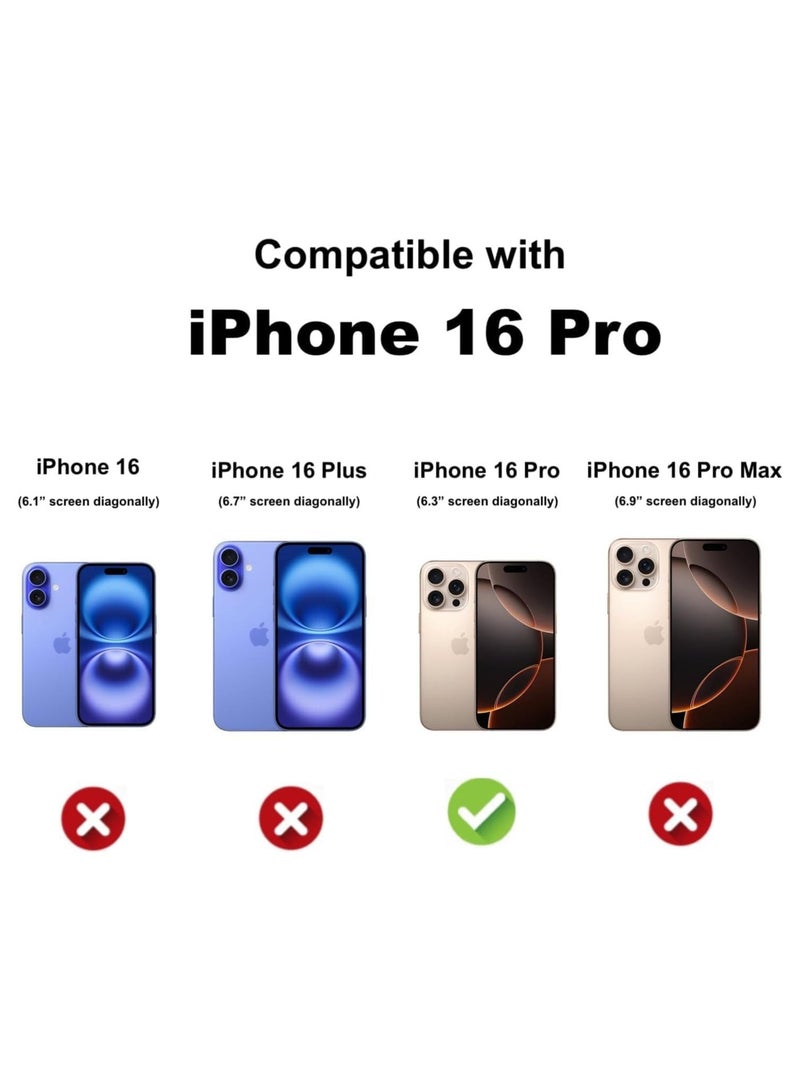 iPhone 16 Pro Clear Case Soft Flexible Clear TPU Shockproof Transparent Back Cover Designed for iPhone 16 Pro - Image 2