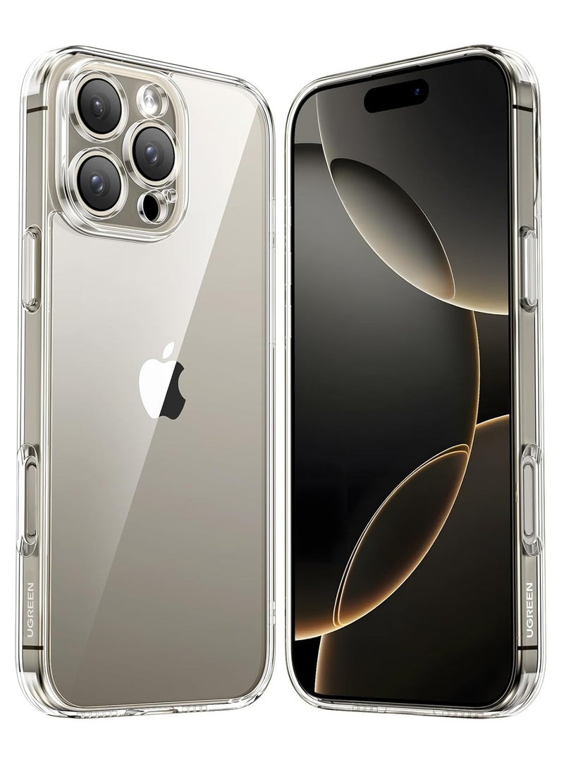 iPhone 16 Pro Clear Case Soft Flexible Clear TPU Shockproof Transparent Back Cover Designed for iPhone 16 Pro - Image 1