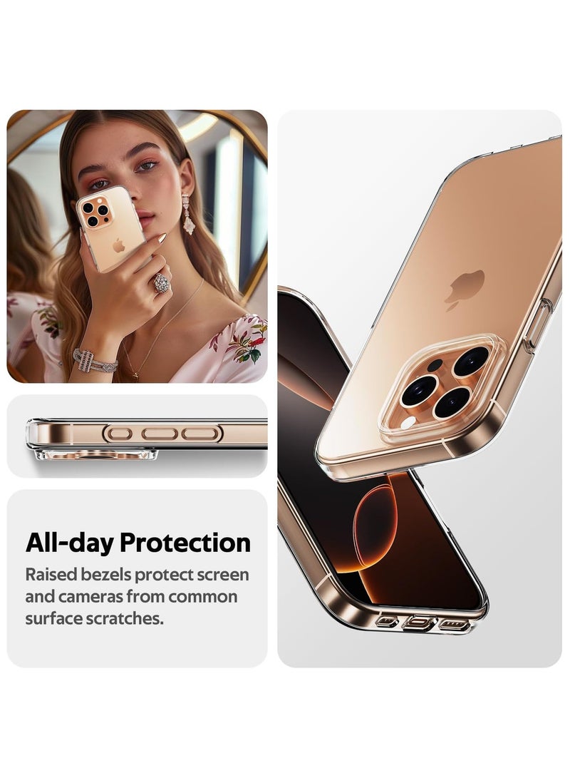iPhone 16 Pro Clear Case Soft Flexible Clear TPU Shockproof Transparent Back Cover Designed for iPhone 16 Pro - Image 5
