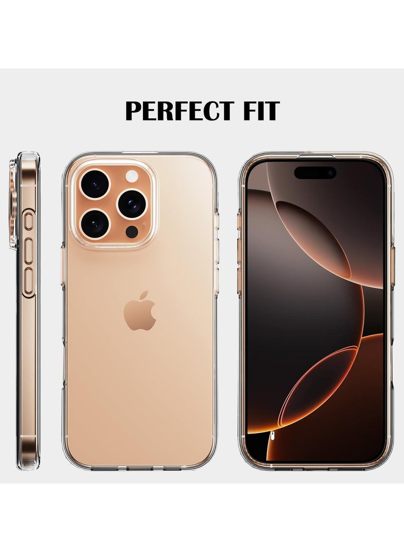 iPhone 16 Pro Clear Case Soft Flexible Clear TPU Shockproof Transparent Back Cover Designed for iPhone 16 Pro - Image 4