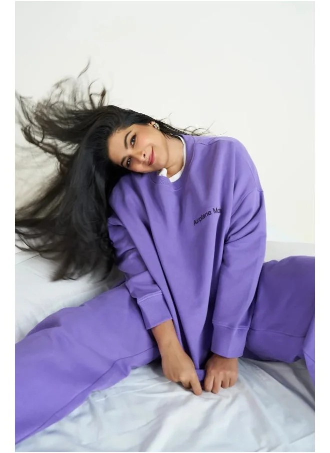 NeceSera Airplane Mode' Terry Sweatshirt