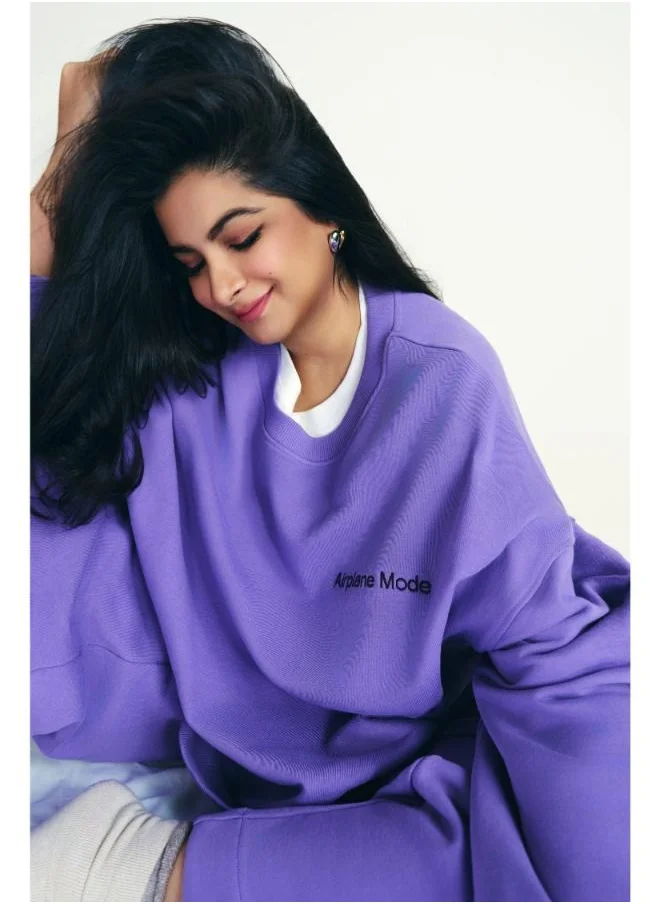NeceSera Airplane Mode' Terry Sweatshirt
