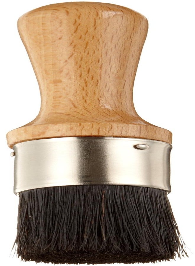 Weiler 40080 1" Diameter, 1-3/8" Bristle Length, China Bristle, Seamless Steel Ferrule, Stencil Glue And Acid Brush With Lacquered Wood Handle - Image 2