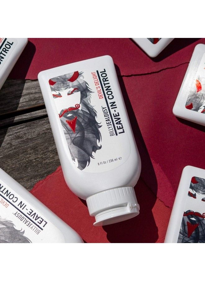 Billy Jealousy - Devils Delight Beard Control Leave In Beard Conditioner For Men With Aloe Leaf Juice And Jojoba Seed Oil Softens Hair And Skin Light Hold With Matte Finish 8 Fl Oz - Image 1