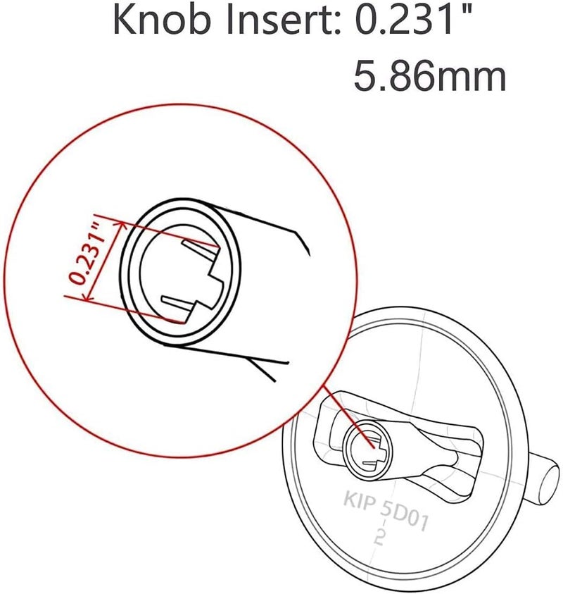 MattKnobs AP5668987 PS2375871 7733P410-60, Surface Burner Knobs Chrome Plated Plastic Ring with Nonslip Grip, Replacement Knobs, Control Knobs, Compatible with Maytag, Magic Chef, Jenn Air,etc (4 pack) - Image 4