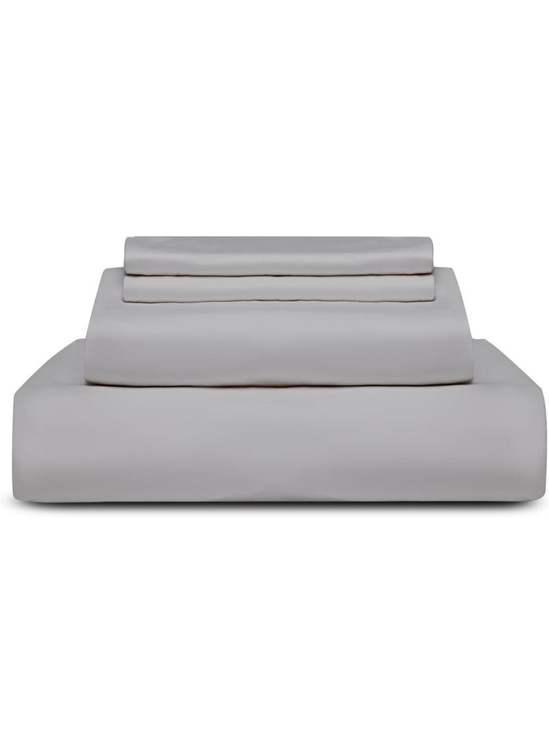 Infinitee Xclusives Premium Grey King Sheets Set - 1800 TC Series 4 Piece Bed Sheets - Soft Brushed Microfiber Fabric - 16 Inches Deep Pockets Sheets Wrinkle Free & Fade Resistant by Infinitee Xclusives  - Image 2