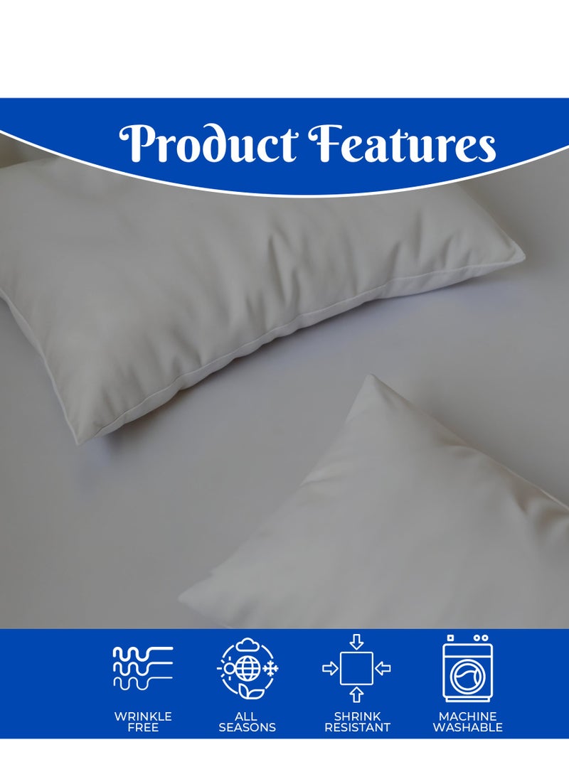 Infinitee Xclusives Premium Grey King Sheets Set - 1800 TC Series 4 Piece Bed Sheets - Soft Brushed Microfiber Fabric - 16 Inches Deep Pockets Sheets Wrinkle Free & Fade Resistant by Infinitee Xclusives  - Image 5