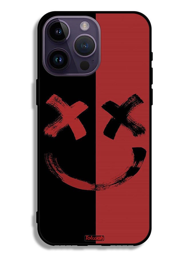 Tolwak Apple iPhone 14 Pro Max Protective Case Marshmallow Art Pattern - Image 2