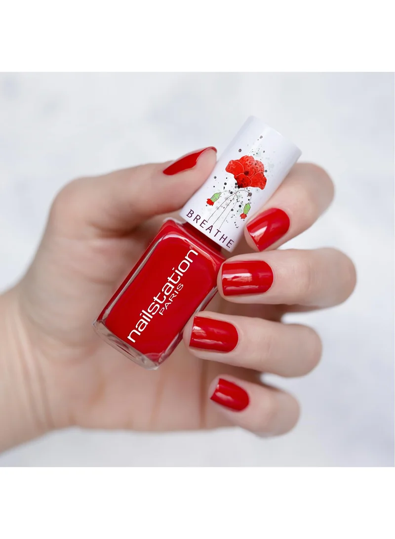 Nailstation Nailstation | simoon blow | Red breathable nail polish | Water & Air Permeable