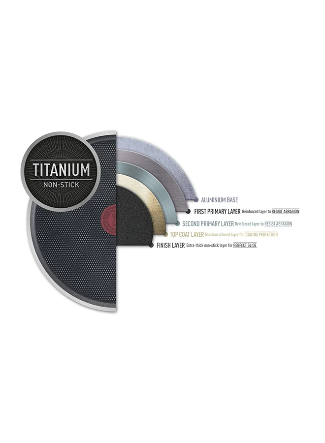 تيفال مقلاة تيفال إيزي كوك آند كلين 30 سم Black - Black Coffee Ultra