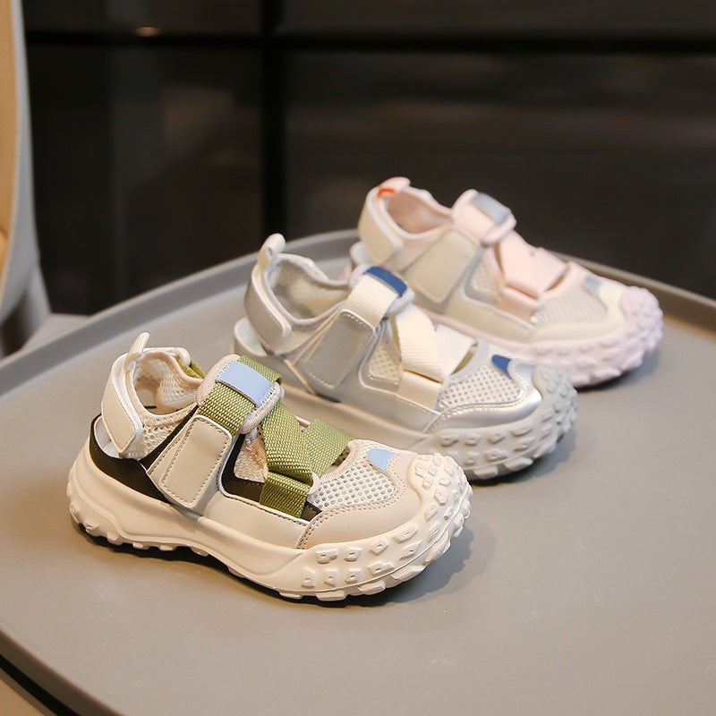 Girl'S Shoes Sports Sandals Summer Children'S Shoes Summer Baotou Sandals Little Girl'S Summer Mesh Shoes - Image 4