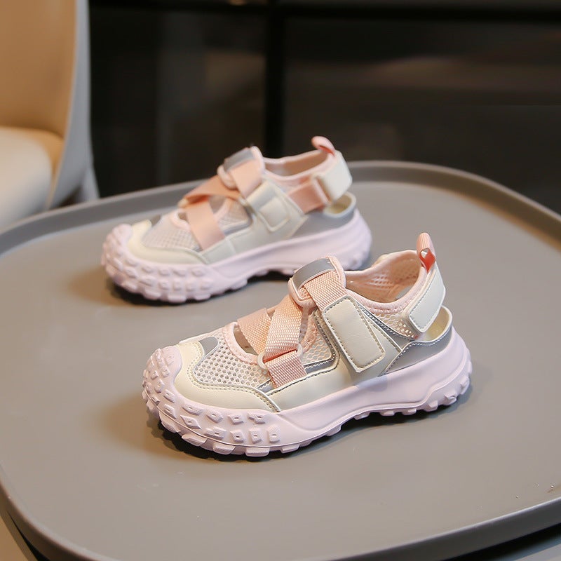 Girl'S Shoes Sports Sandals Summer Children'S Shoes Summer Baotou Sandals Little Girl'S Summer Mesh Shoes - Image 5