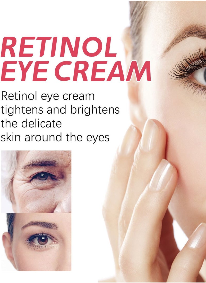 EELHOE - Eye Cream for Dark Circles and Puffiness, Anti Aging Eye Cream with Hyaluronic Acid and Collagen, Under Eye Cream Dark Circles and Puffiness - Image 1