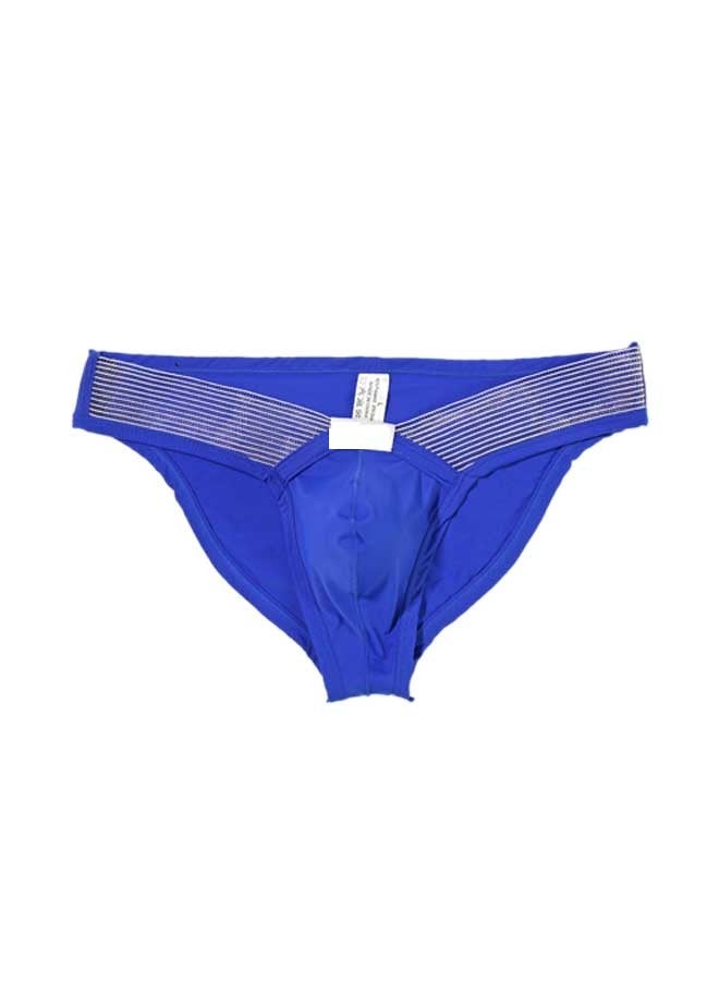 Men's Low Waist Underwear Thong Briefs Blue  - Image 1