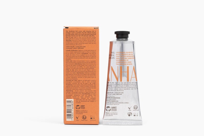 Natura - Brazil Nut Nourishing Foot Cream - Nourish & Soothe Dry Skin - Fast Absorbing - With Castanha Oil to Deeply Moisturize - Vegan & Cruelty-Free - 2.6 oz (75g) - Image 2