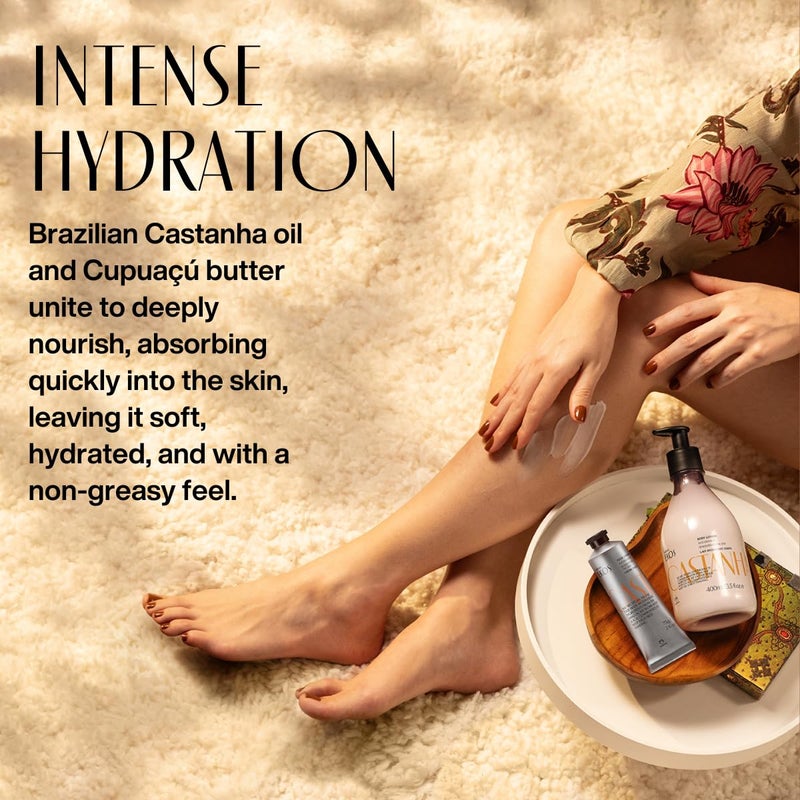 Natura - Brazil Nut Nourishing Foot Cream - Nourish & Soothe Dry Skin - Fast Absorbing - With Castanha Oil to Deeply Moisturize - Vegan & Cruelty-Free - 2.6 oz (75g) - Image 5