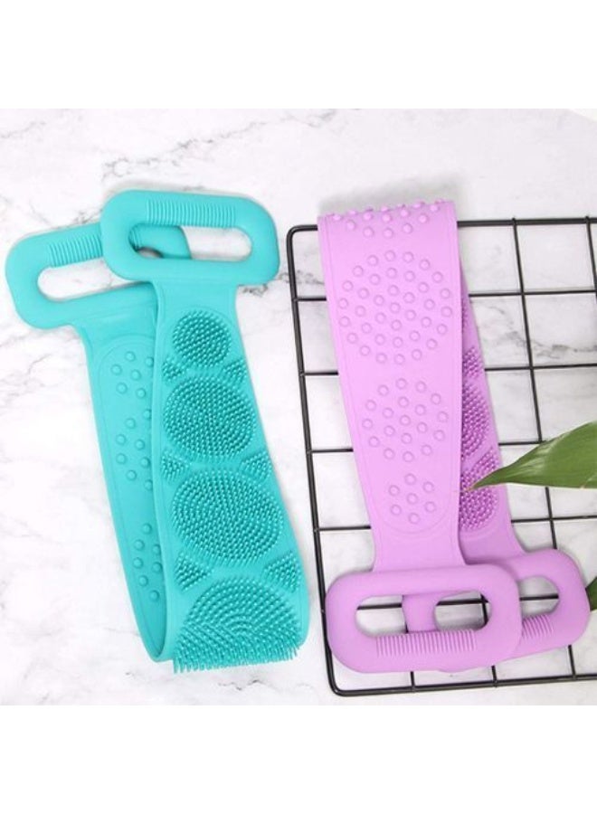 maya accessories Bath and body scrub silicon loofah 1PC may vary color - Image 2