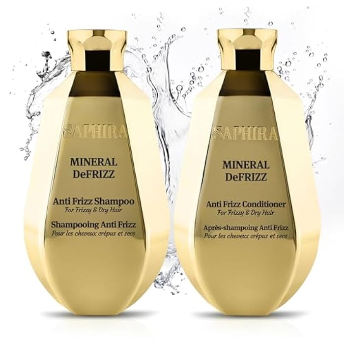 Saphira Shampoo & Conditioner Duo Set – Mineral Moisture Repair, Mineral DeFrizz, Mineral Rebalance, Divine Curls, Volume Boost & Healing Repair - Image 1