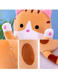 Gonice Cat Soft Pillow Plush Long Throw Sleeping Pillow Cotton  - Image 3
