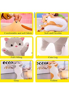 Gonice Cat Soft Pillow Plush Long Throw Sleeping Pillow Cotton  - Image 4