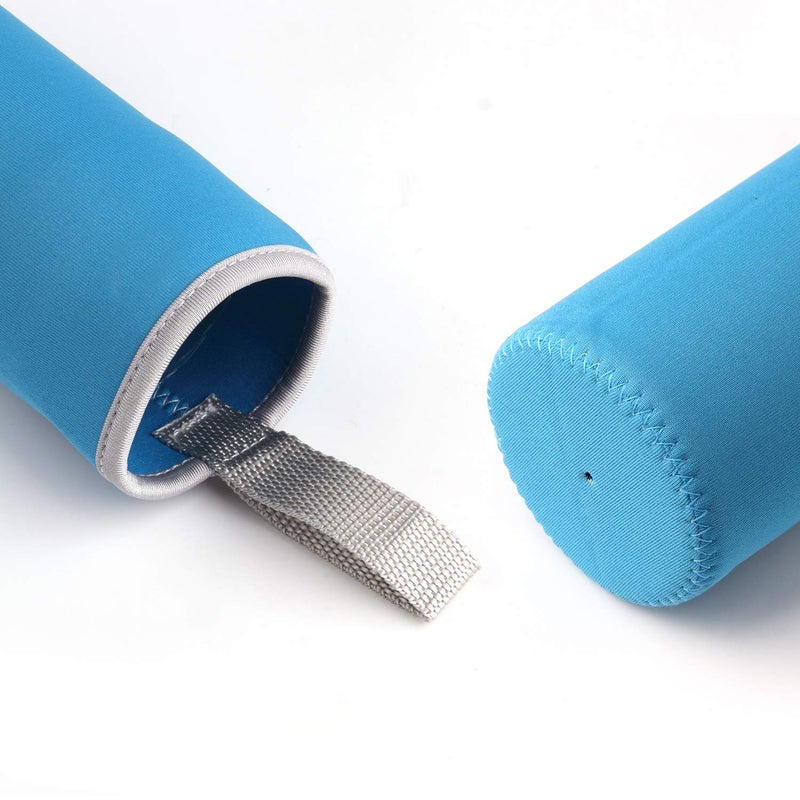 10 Pack Neoprene Water Bottle Sleeve 12 oz - 18 oz Bottle Cozy Insulated Glass Water Bottle Cover (Multi-Color) by HRLORKC