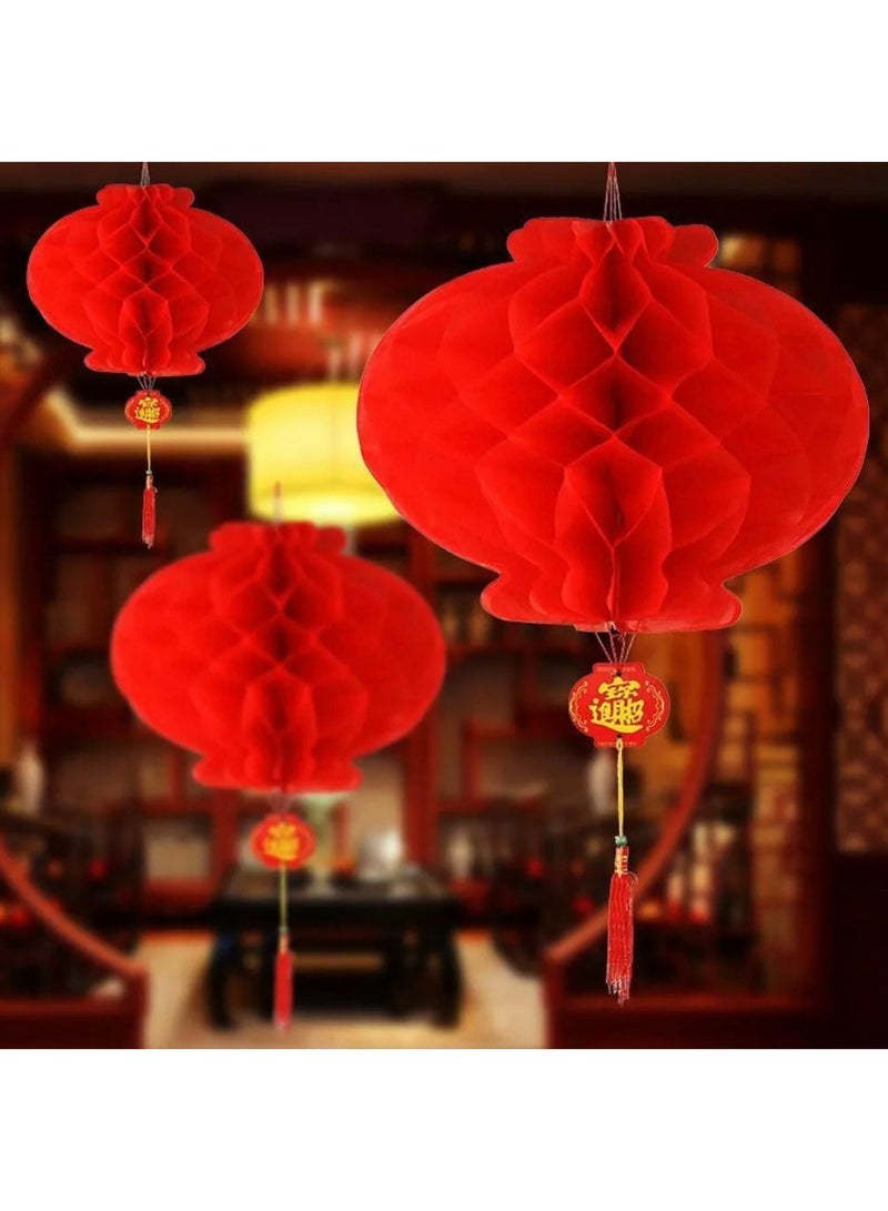 general Red Lantern, Spring Festival Decor, Chinese New Year Red Paper. Chinese Lantern. - Image 2