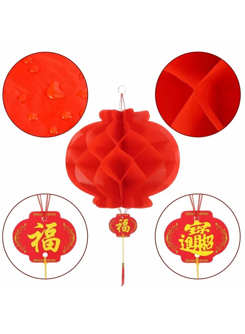 general Red Lantern, Spring Festival Decor, Chinese New Year Red Paper. Chinese Lantern. - Image 3