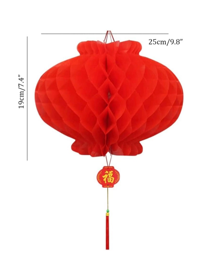 general Red Lantern, Spring Festival Decor, Chinese New Year Red Paper. Chinese Lantern. - Image 4