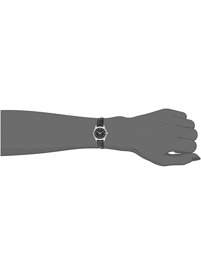 CASIO Women's Leather Analog Watch LTP-V005L-1AUDF - Image 4