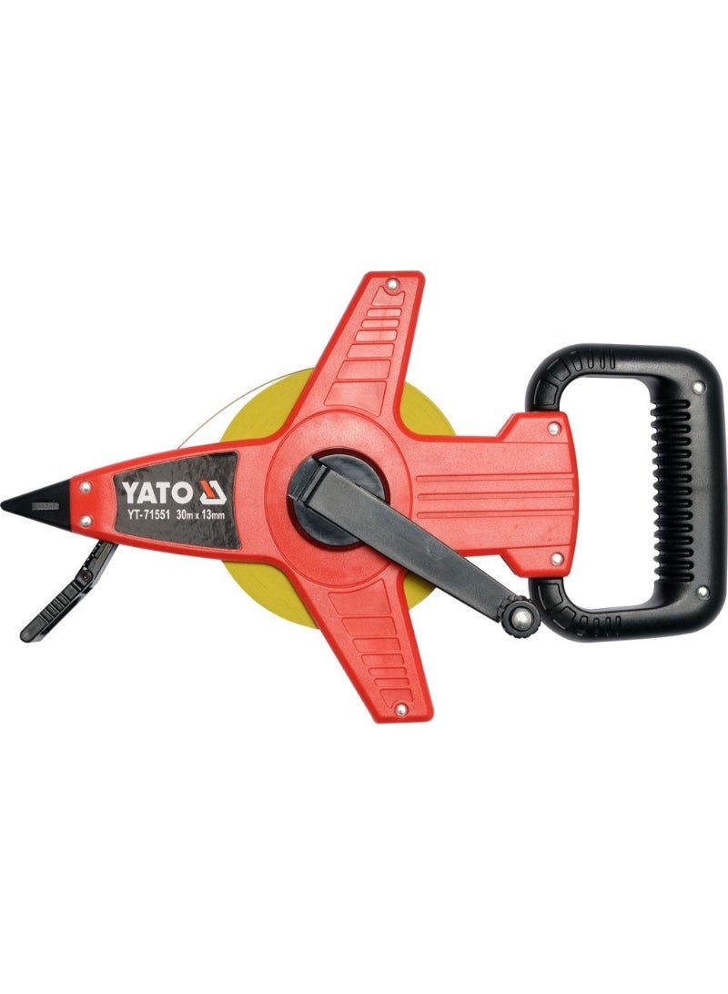 Yato YATO Measuring Tape 30Mx13mm Steel Blade Open Type YT-71551 