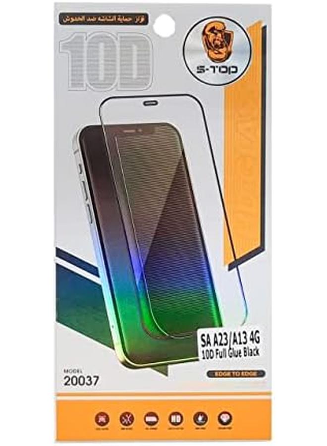 اس-توب واقي شاشة كامل مع إطار محاذاة خالٍ من الفقاعات، زجاج مقسّى عالي الوضوح مضاد للخدش وبصمات الأصابع مقاس 6.1 بوصة متوافق مع Samsung A13 4G - Image 3