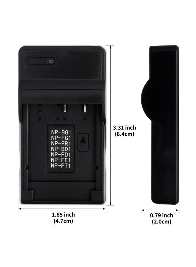 Norifon شاحن USB NP-BD1 لكاميرات سوني سايبر شوت DSC-P100، DSC-P120، DSC-P150، DSC-P200، DSC-T5، DSC-T50، DSC-T500، DSC-T70، DSC-T700، DSC-T75، DSC-T77، DSC-T9، DSC-T90، DSC-T900 والمزيد - Image 3