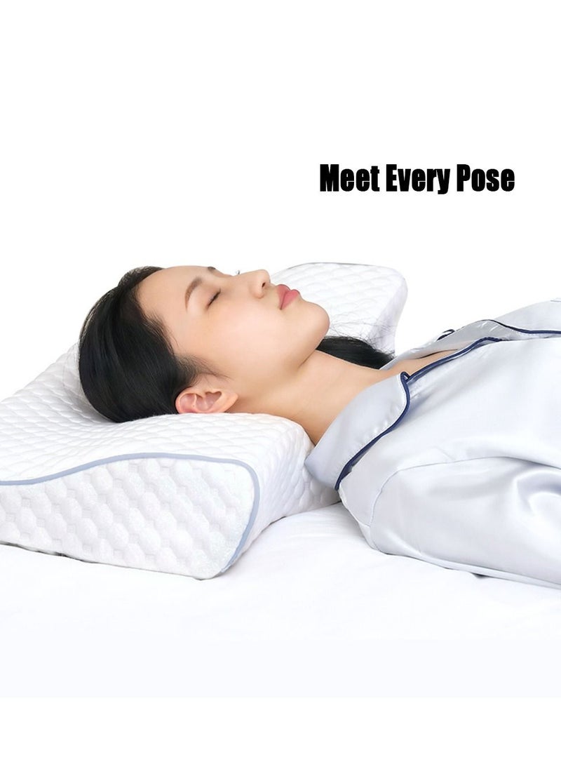 Arabest - Pillow Butterfly Shape Memory Pillow, Slow Rebound Memory Foam Pillow, Neck Pillow (50*30*10cm) - Image 1